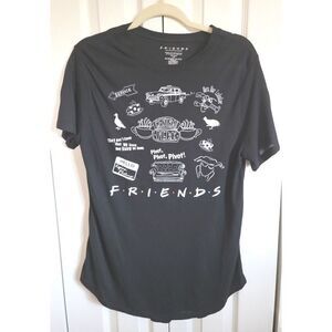 Friends Black/White T-Shirt‎ JR SIZE XXL 18 SS See Measurements